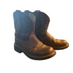 Ariat Fatbaby weastern leather cowgirl 7B boots